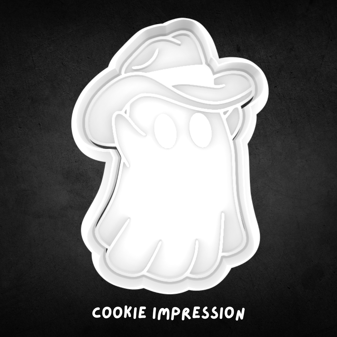 Halloween Ghost 11 Cookie Cutter and Stamp