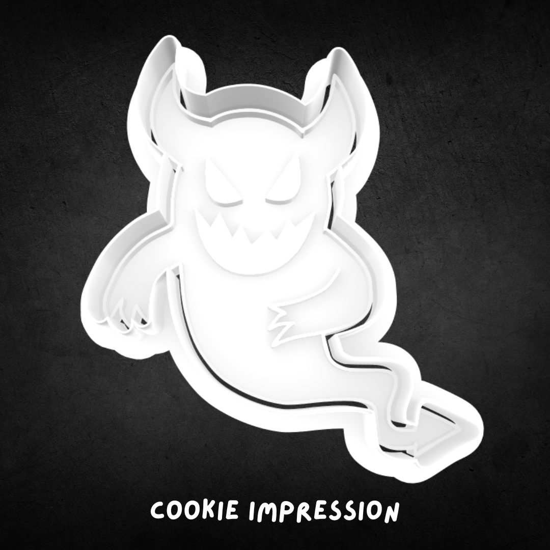 Halloween Ghost 15 Cookie Cutter and Stamp