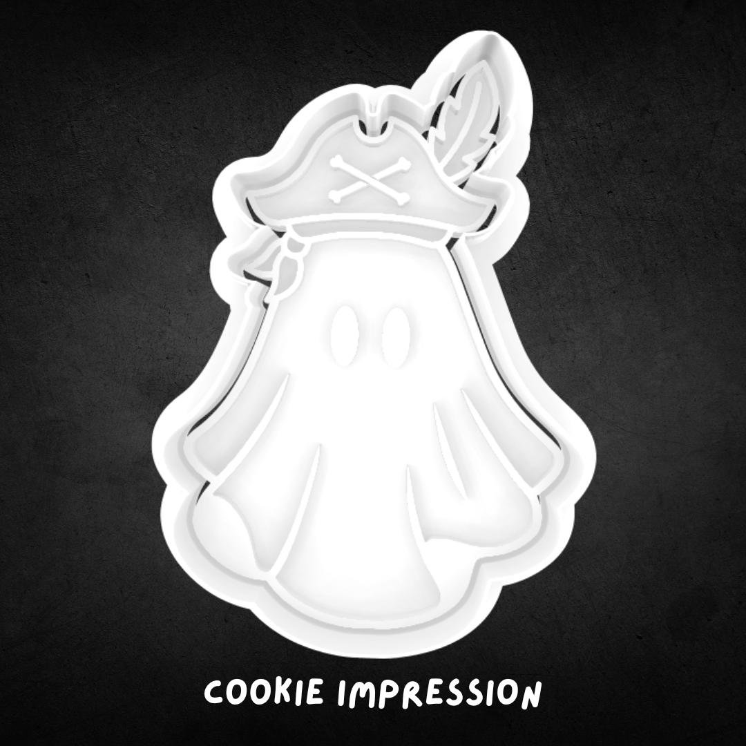 Halloween Ghost 17 Cookie Cutter and Stamp