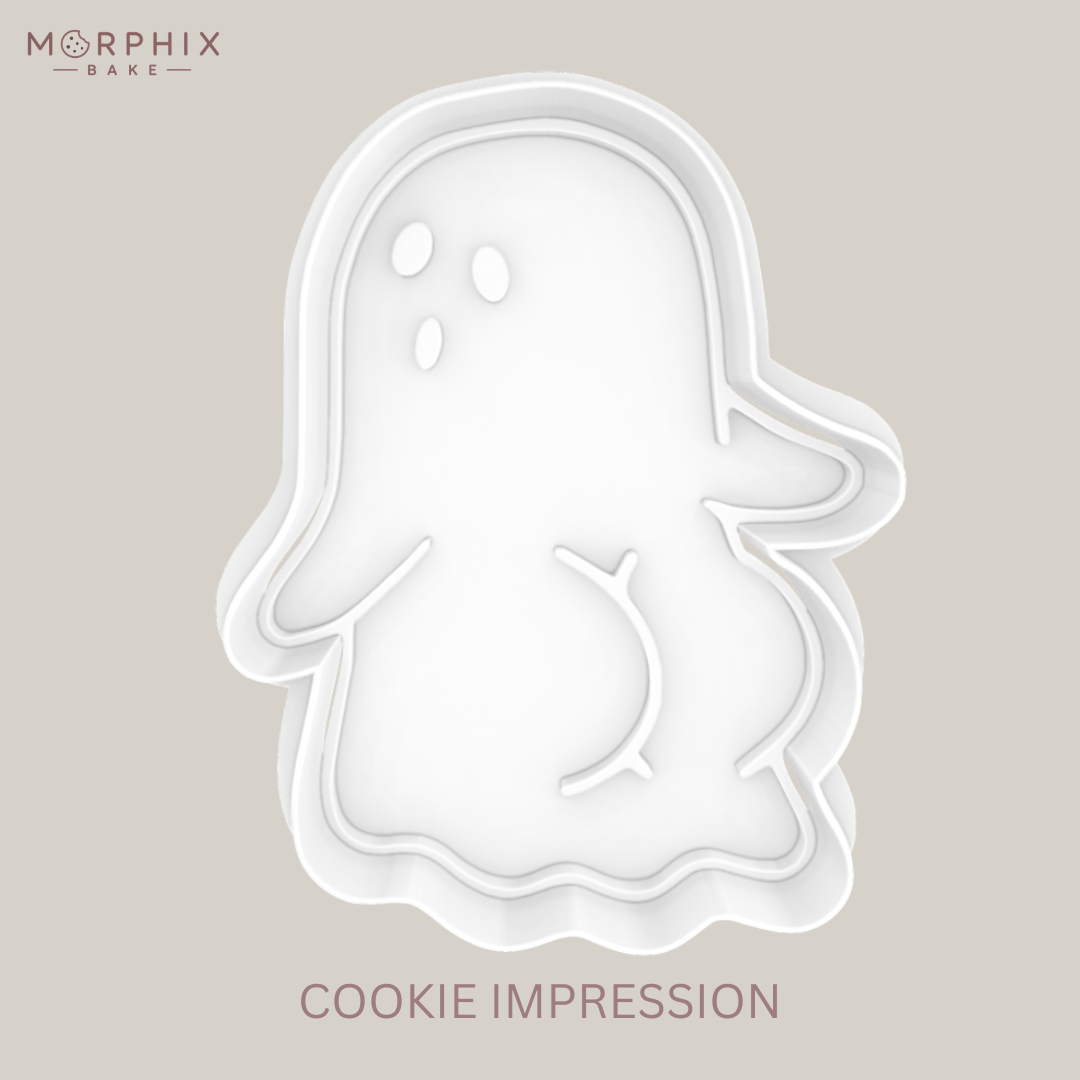 Ghost with Boo-ty Cookie Cutter and Stamp