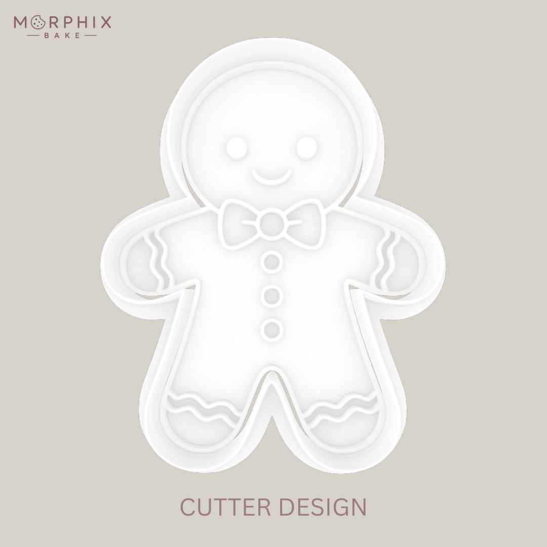 Gingerbread Man Cookie Cutter and Stamp