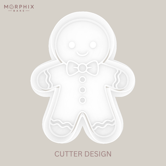 Gingerbread Man Cookie Cutter and Stamp