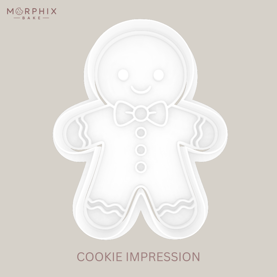 Gingerbread Man Cookie Cutter and Stamp