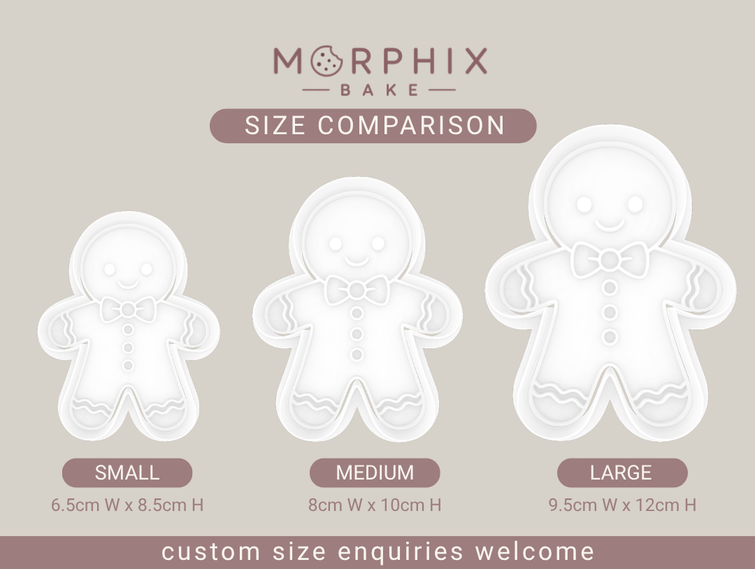 Gingerbread Man Cookie Cutter and Stamp