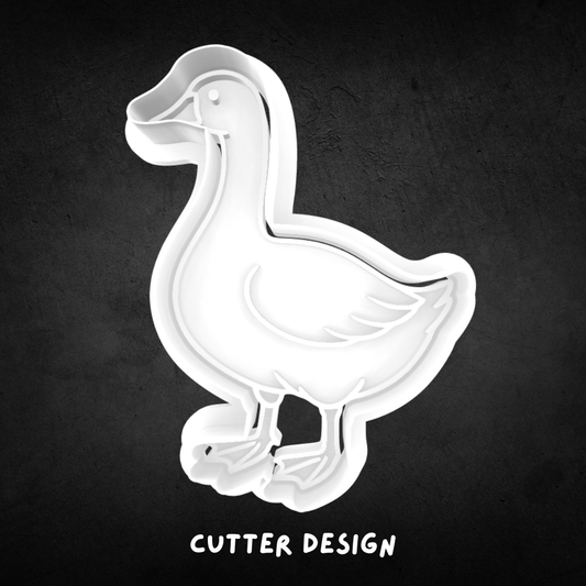 Goose Cookie Cutter and Stamp