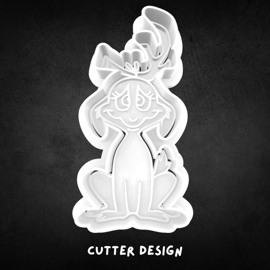 Max - Grinch Inspired Cookie Cutter and Stamp