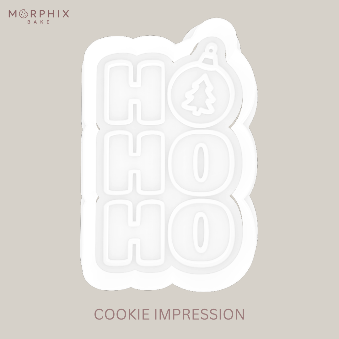 HO HO HO Cookie Cutter and Stamp