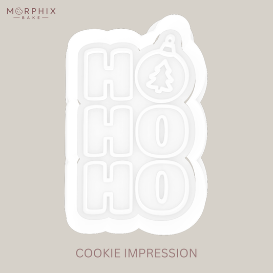 HO HO HO Cookie Cutter and Stamp