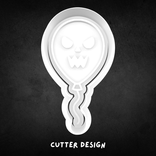 Halloween Balloon Cookie Cutter and Stamp