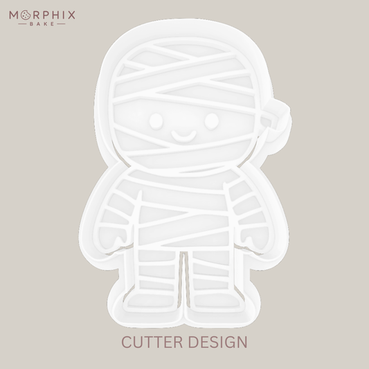 Halloween Mummy Cookie Cutter and Stamp
