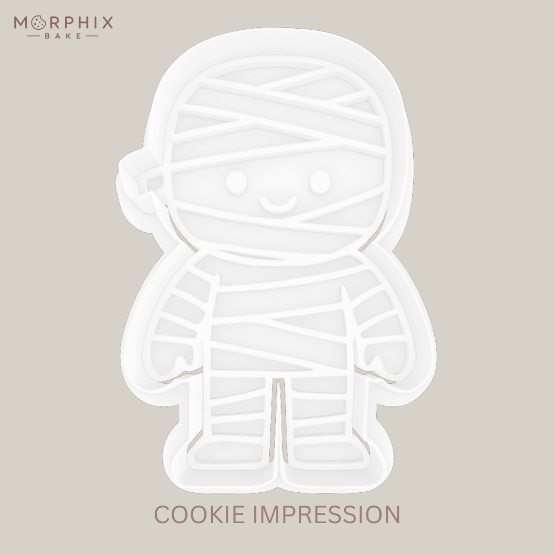 Halloween Mummy Cookie Cutter and Stamp