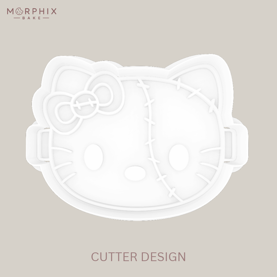 Frankenstein Kitty Cookie Cutter and Stamp