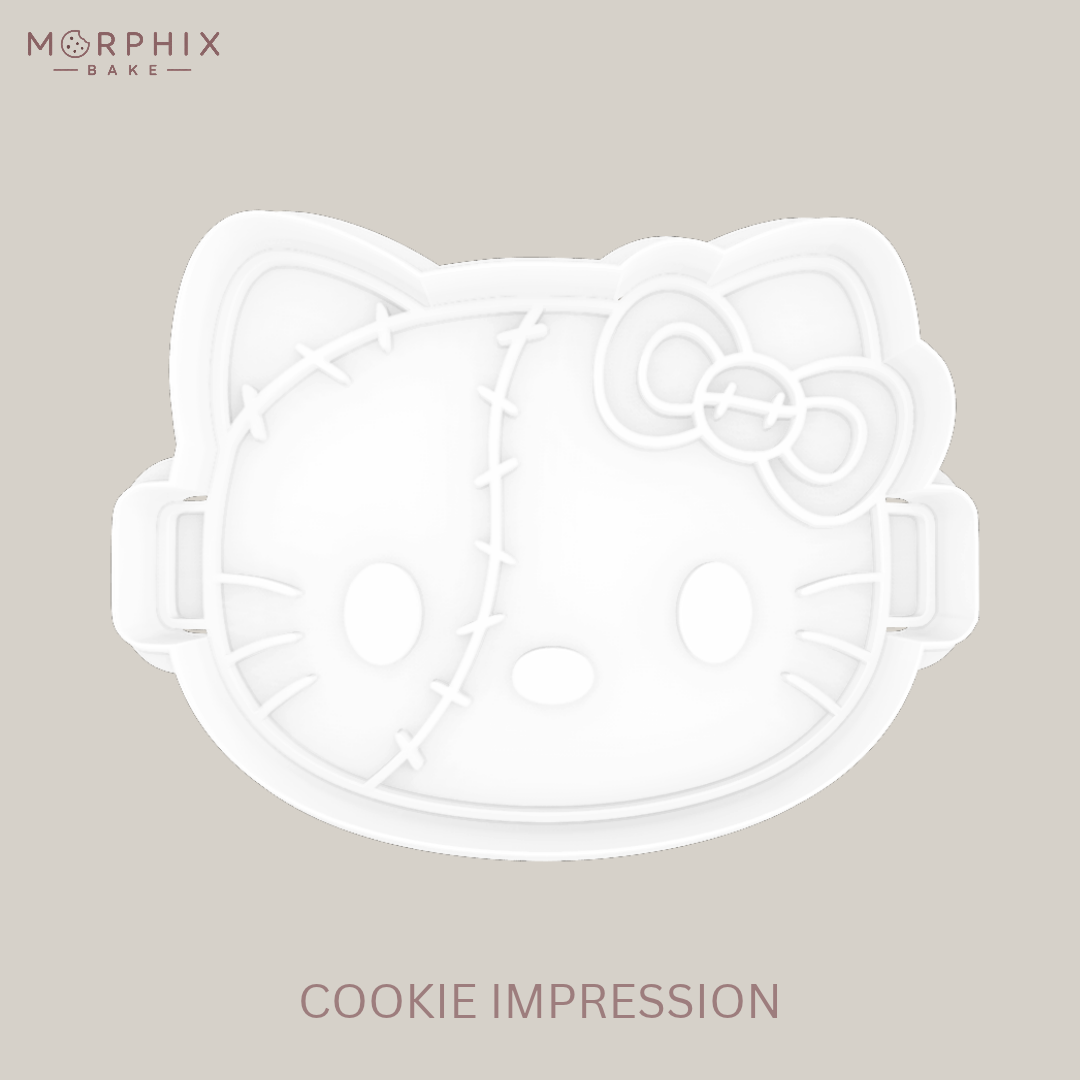 Frankenstein Kitty Cookie Cutter and Stamp