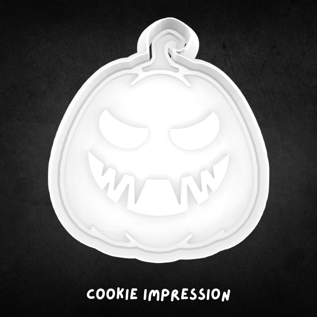 Halloween Jack-O-Lantern 08 Cookie Cutter and Stamp