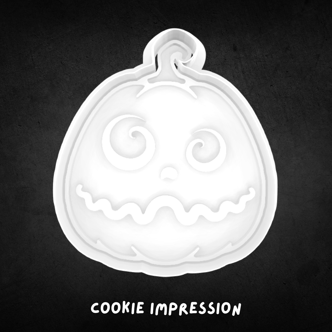 Halloween Jack-O-Lantern 07 Cookie Cutter and Stamp