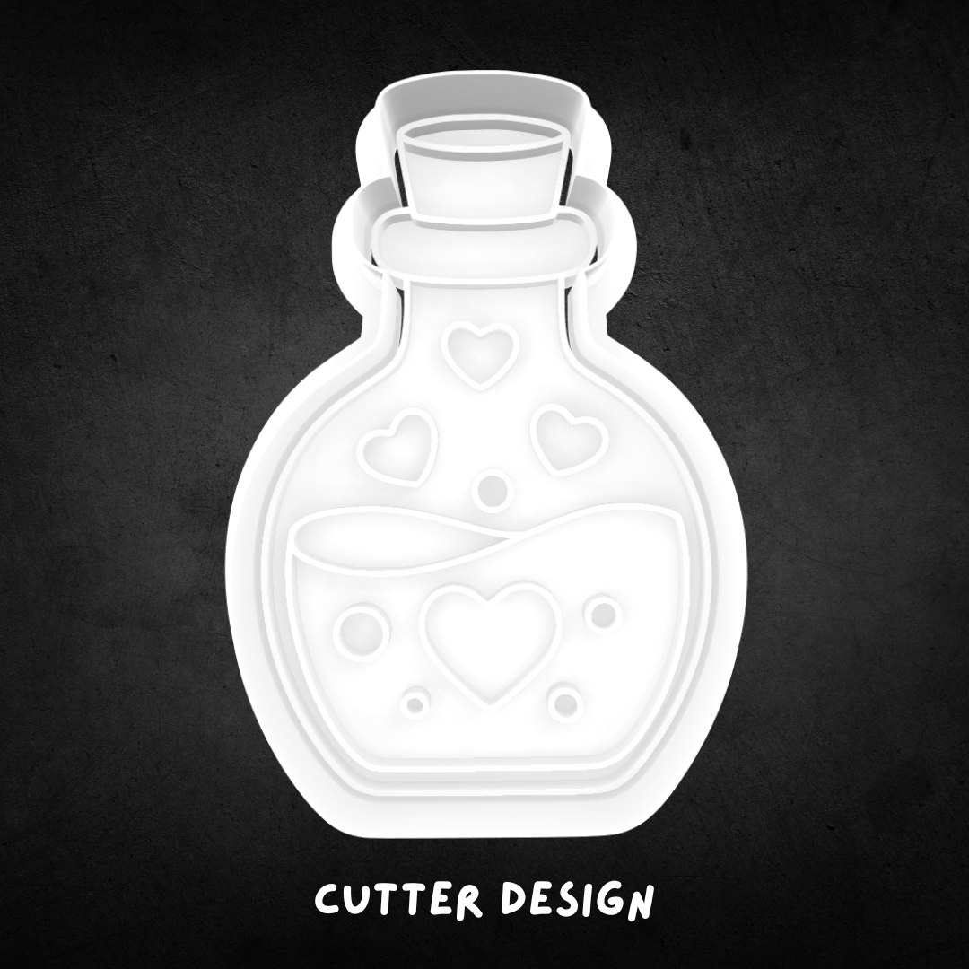 Love Potion Cookie Cutter and Stamp