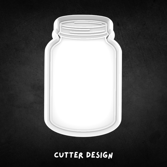 Mason Jar Cookie Cutter and Stamp