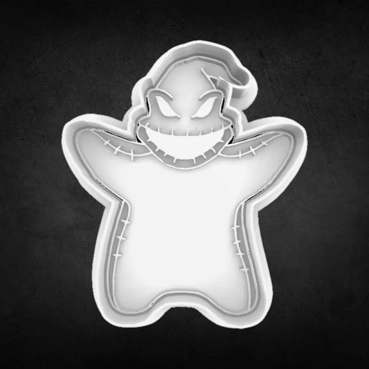 Nightmare Before Christmas Inspired Oogie Boogie Cookie Cutter and Stamp