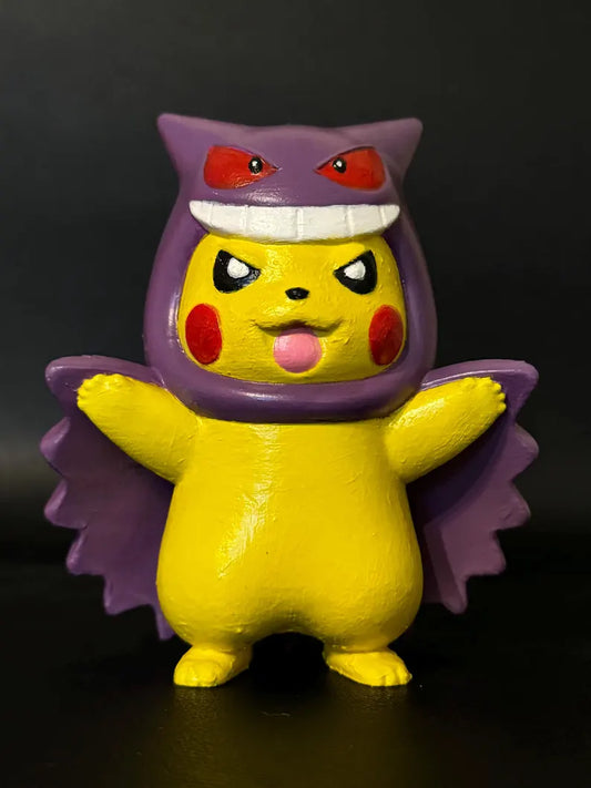 Pikachu Cosplay Gengar (10cm) - Hand Painted