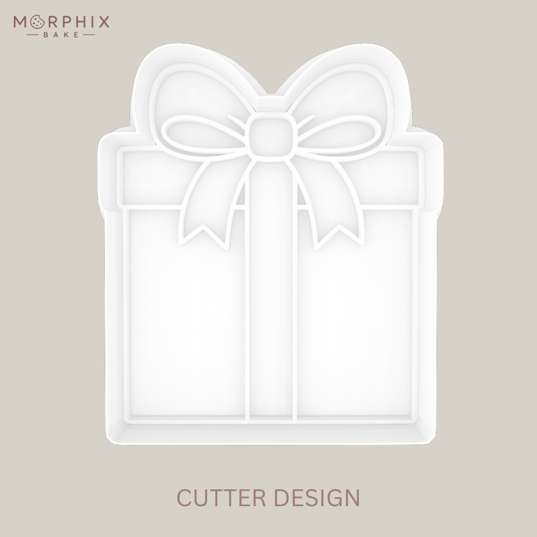 Christmas Present Cookie Cutter and Stamp
