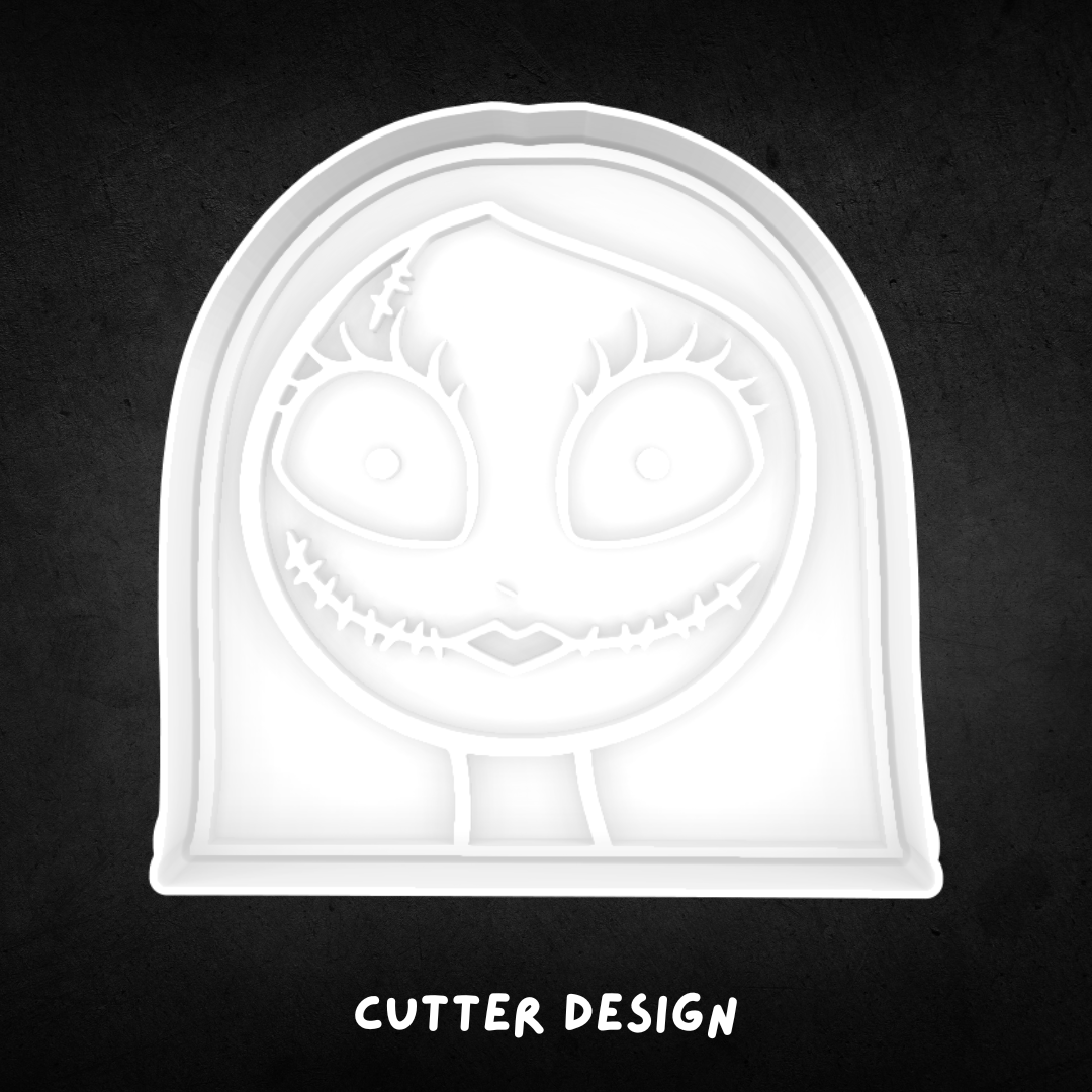 Nightmare Before Christmas Inspired Sally Cookie Cutter and Stamp