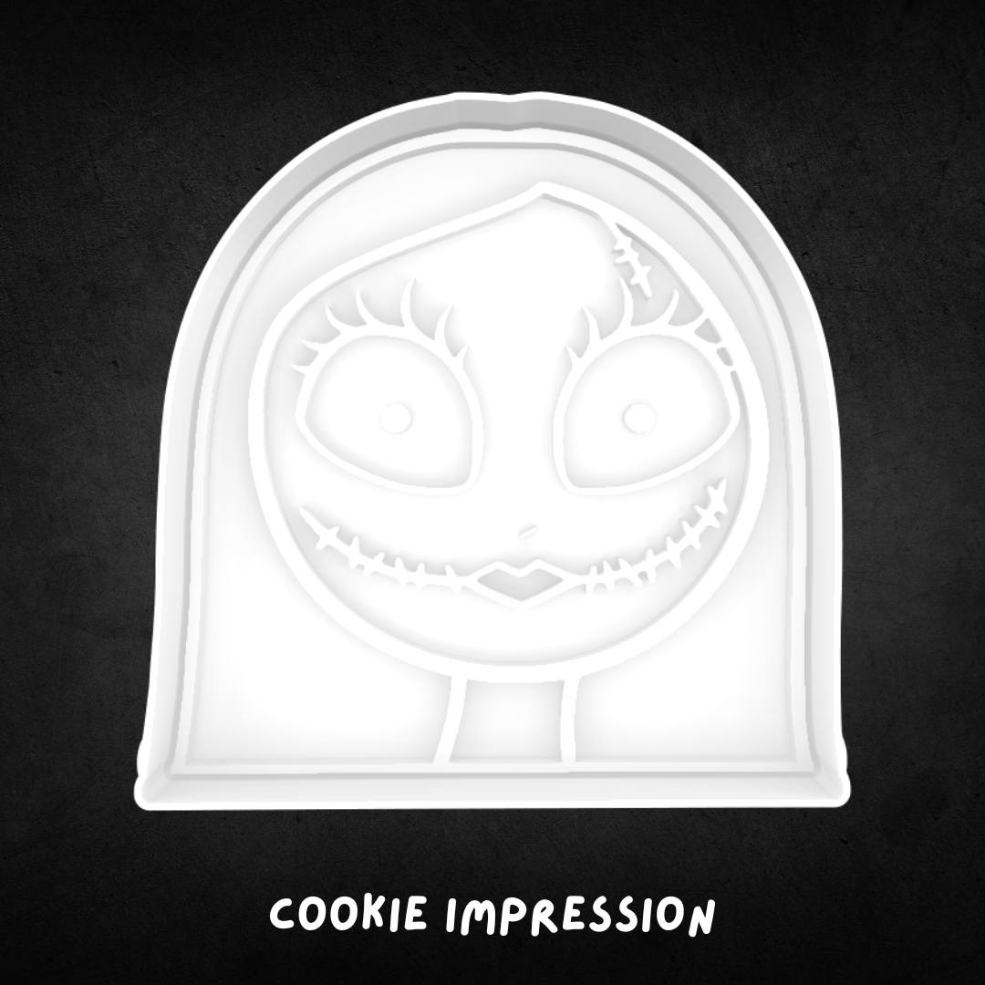Nightmare Before Christmas Inspired Sally Cookie Cutter and Stamp