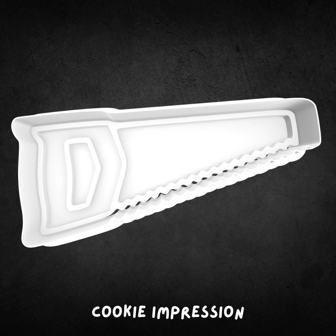 Saw Cookie Cutter and Stamp