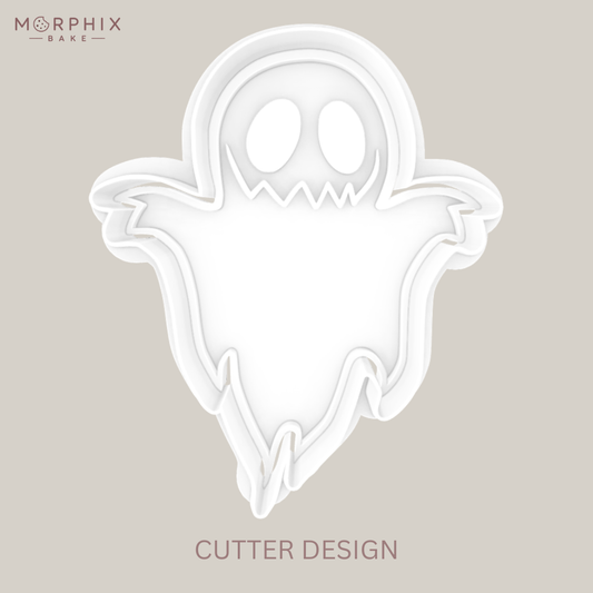 Scary Jagged Ghost Cookie Cutter and Stamp