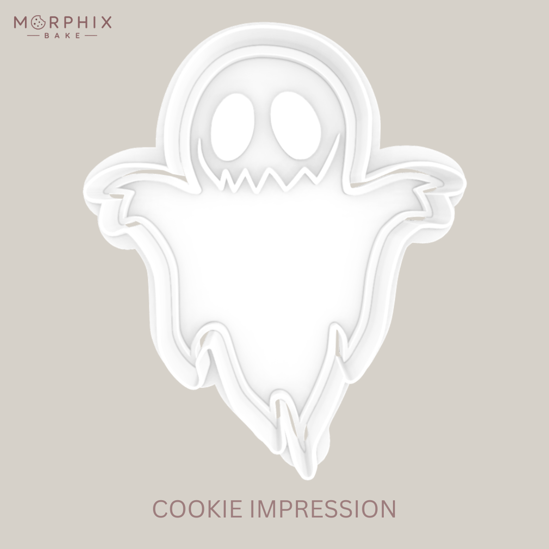 Scary Jagged Ghost Cookie Cutter and Stamp