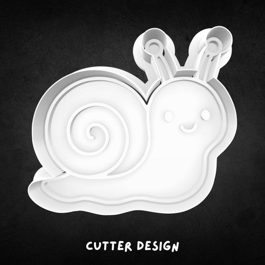 Snail Cookie Cutter and Stamp