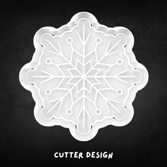 Christmas Snowflake 03 Cookie Cutter and Stamp
