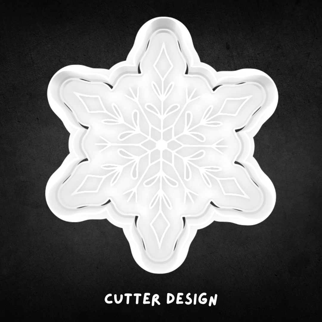 Christmas Snowflake 04 Cookie Cutter and Stamp