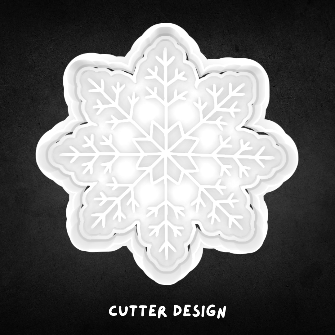 Christmas Snowflake 02 Cookie Cutter and Stamp
