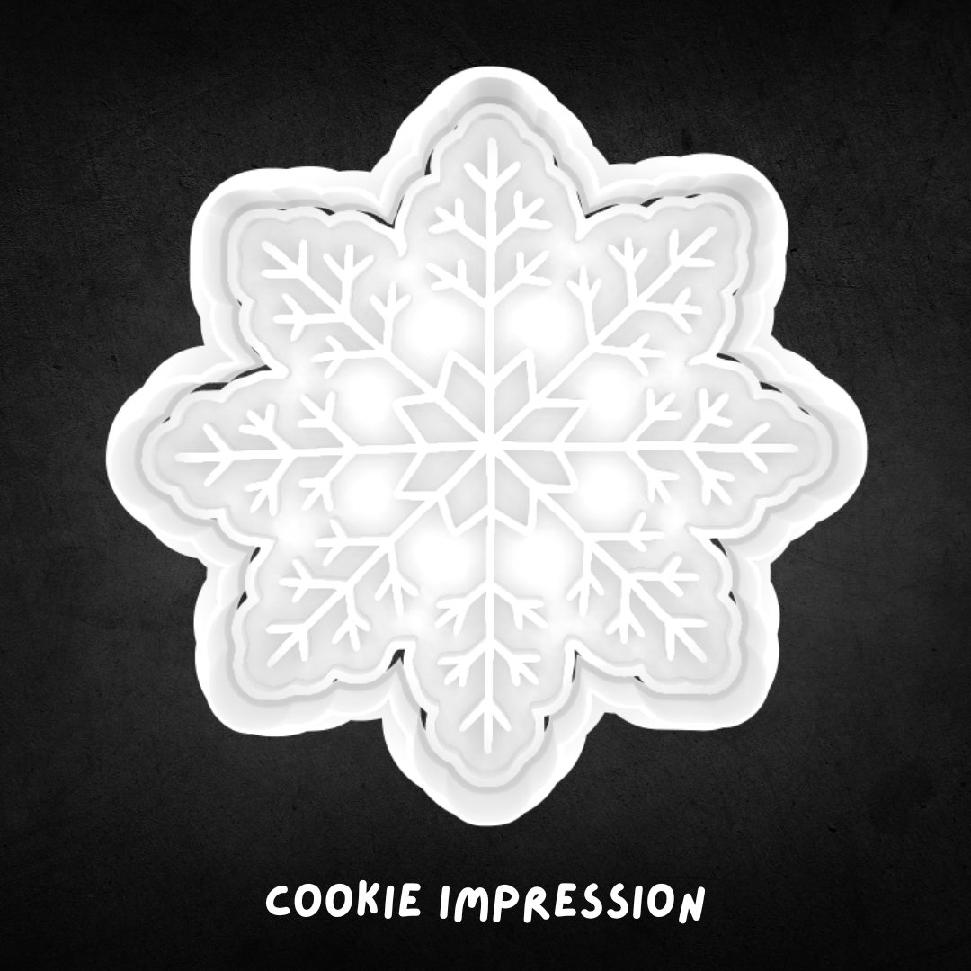 Christmas Snowflake 02 Cookie Cutter and Stamp