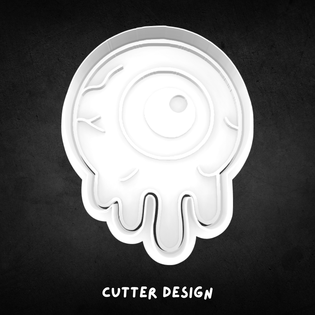 Halloween Spooky Eyeball Cookie Cutter and Stamp