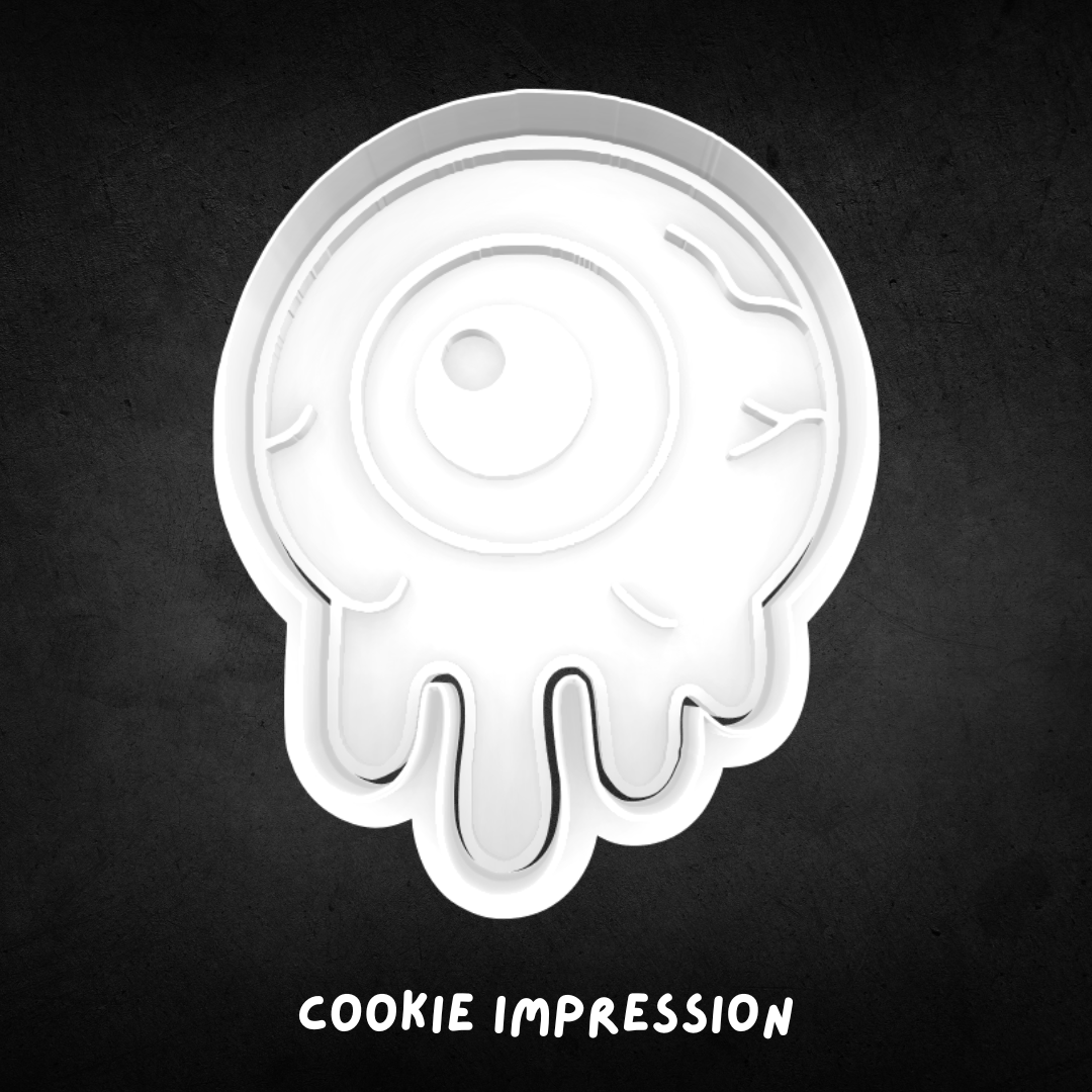 Halloween Spooky Eyeball Cookie Cutter and Stamp