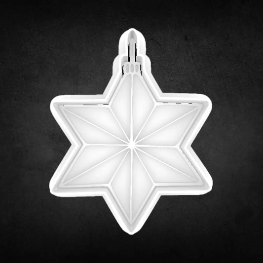 Christmas Star Bauble Cookie Cutter and Stamp