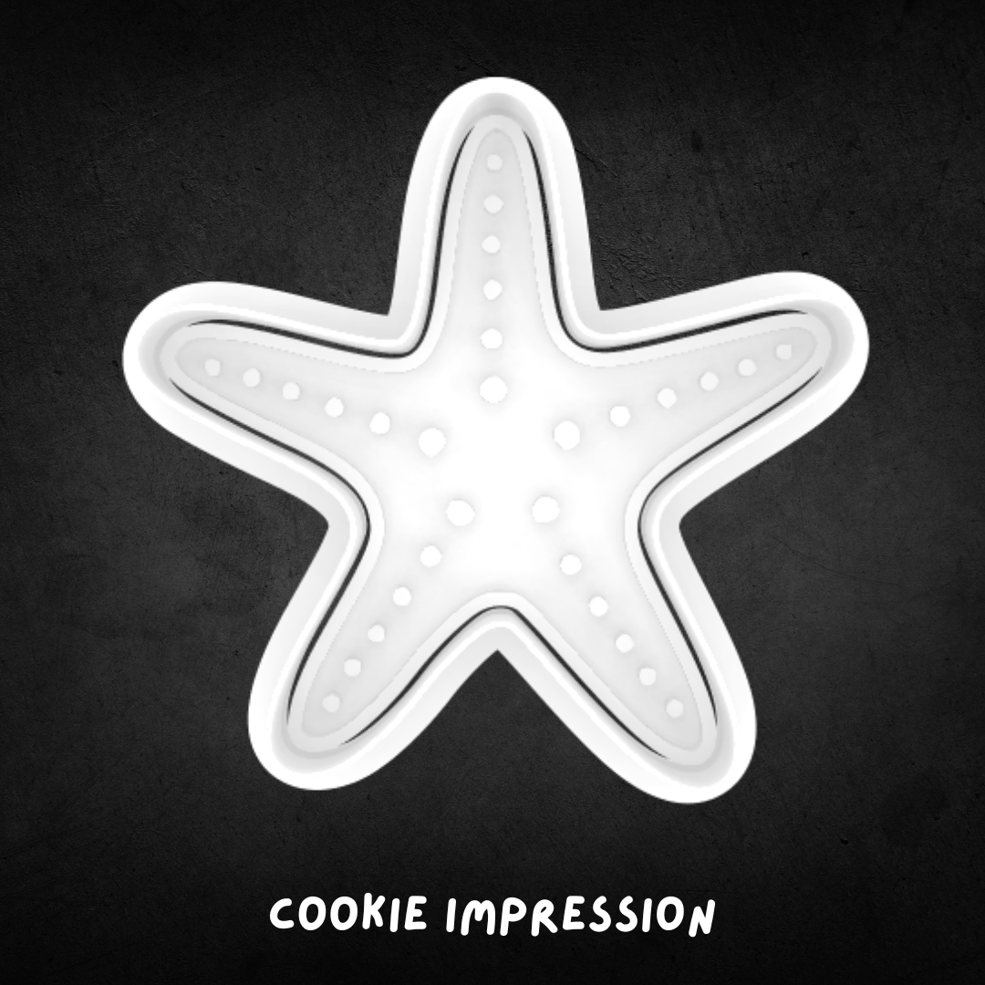 Starfish Cookie Cutter and Stamp