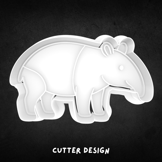 Tapir Cookie Cutter and Stamp