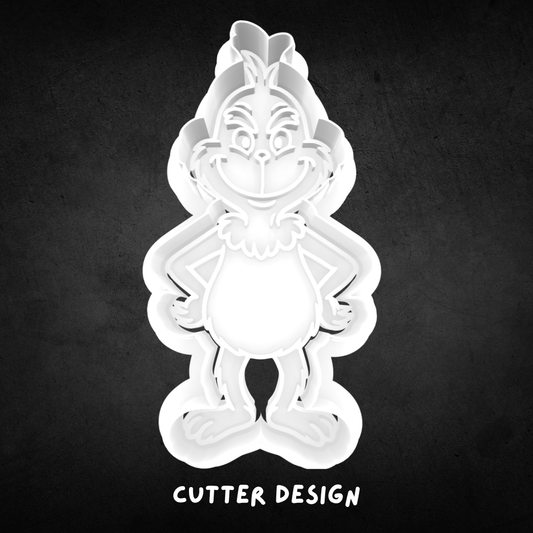The Grinch Inspired Cookie Cutter and Stamp