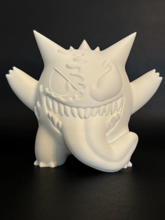 Venomised Gengar Figurine (10.5cm) - Ready to Paint