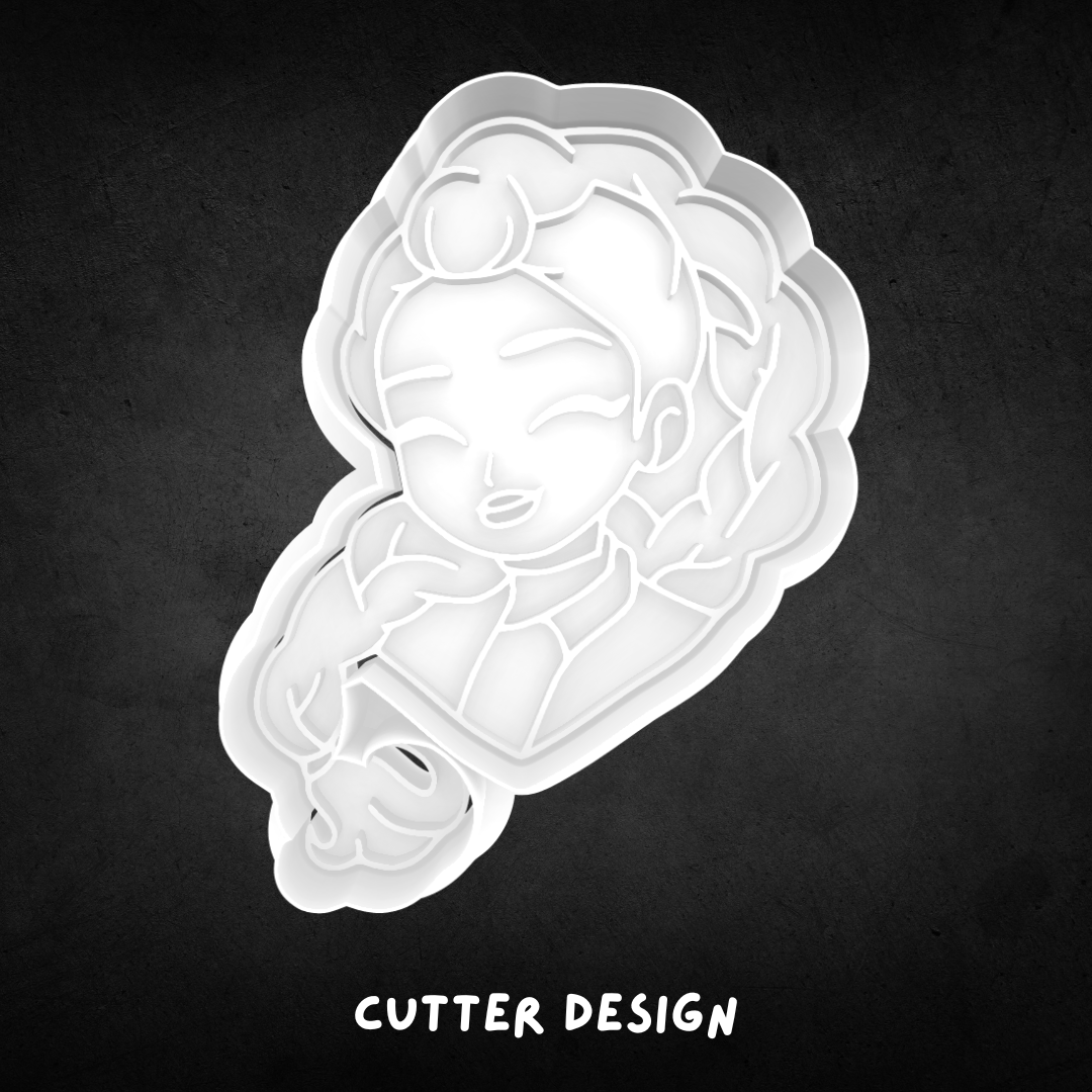 K-pop Demon Hunters Inspired Rumi Cookie Cutter and Stamp