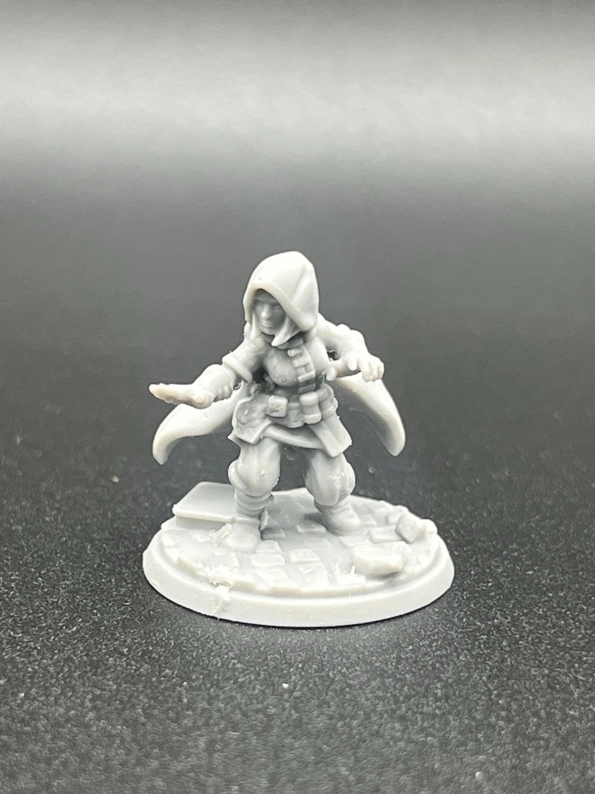 Halfling Female Rogue Alt Character Figure Fantasy Tabletop Game Dungeons and Dragons 3D Resin Printed Unpainted